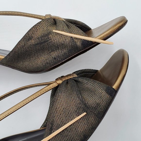 Donald J. Pliner Metallic Bronze Heels - Picture 15 of 15